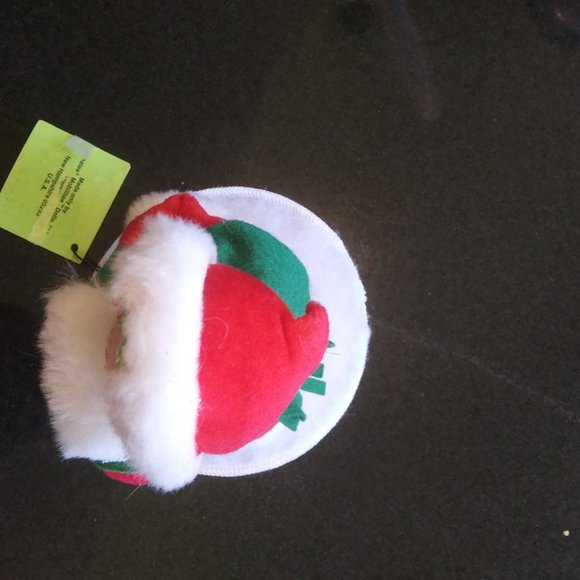 VTG Annalee Thorndike Mobilitee Doll Mrs Claus with muff and holly on her hat - Picture 6 of 13